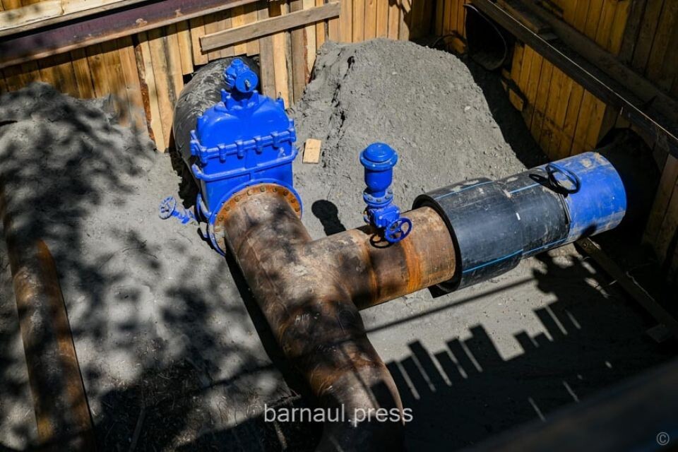    Модернизация сетей водоснабжения. Источник: barnaul.org