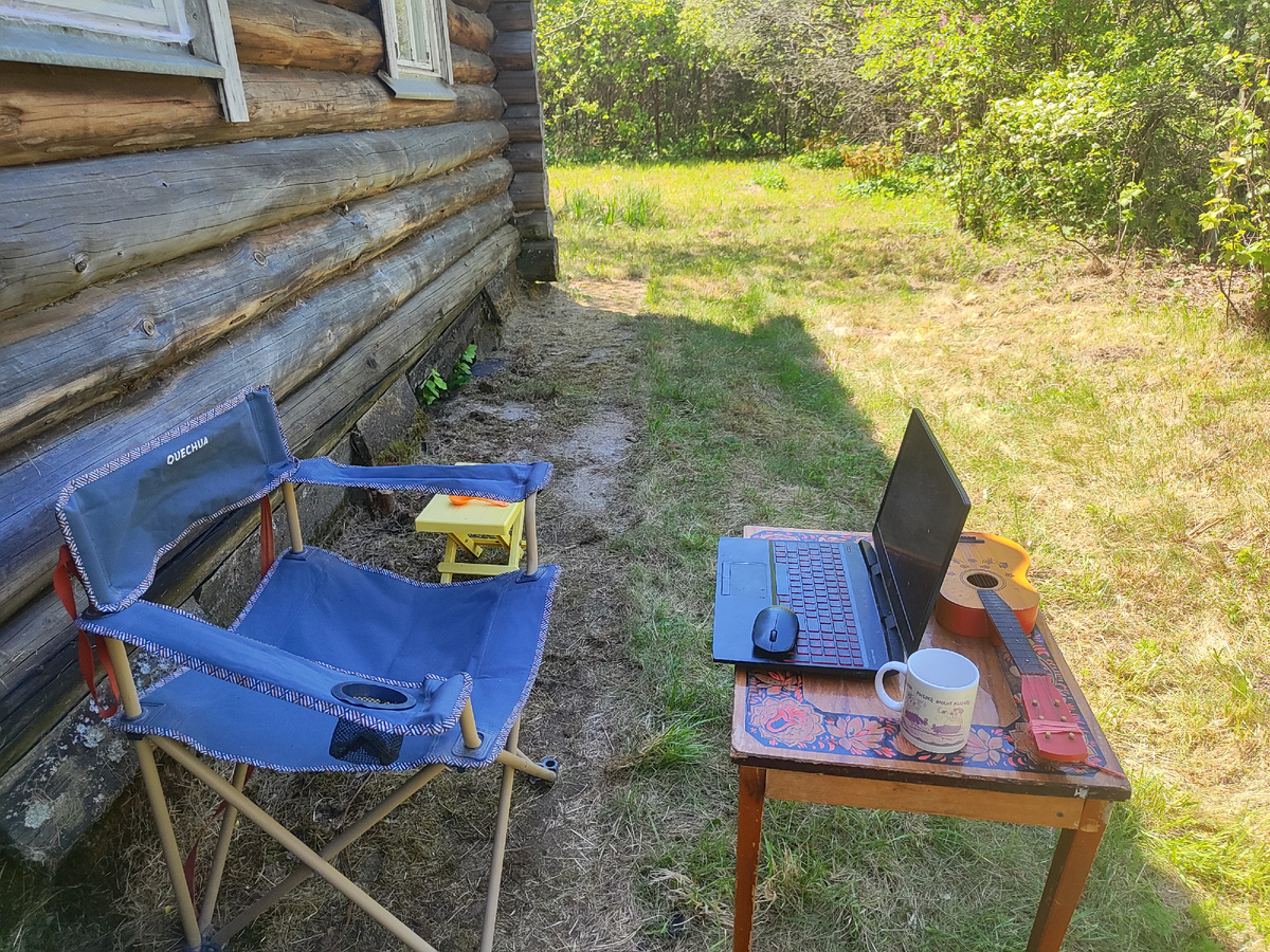 мое рабочее место нынче))