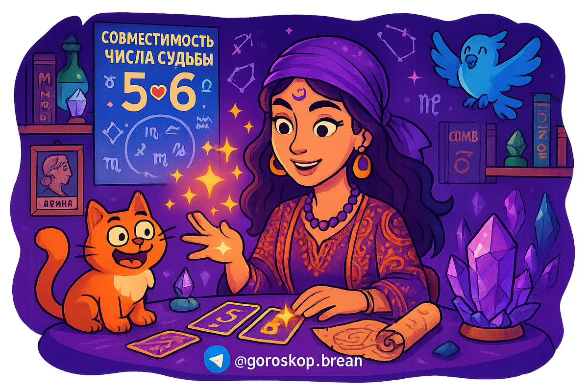    Числа судьбы 5 и 6 в отношениях: как свобода и забота создают магию любви Мария