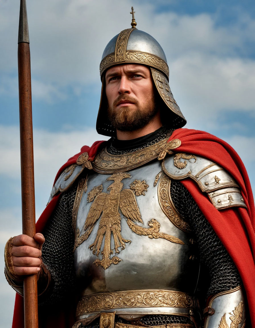 Александр Невскийй, созданный ИИ по описанию