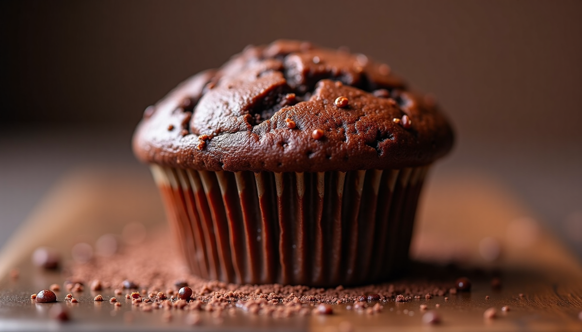 Шоколадный кекс без сахара