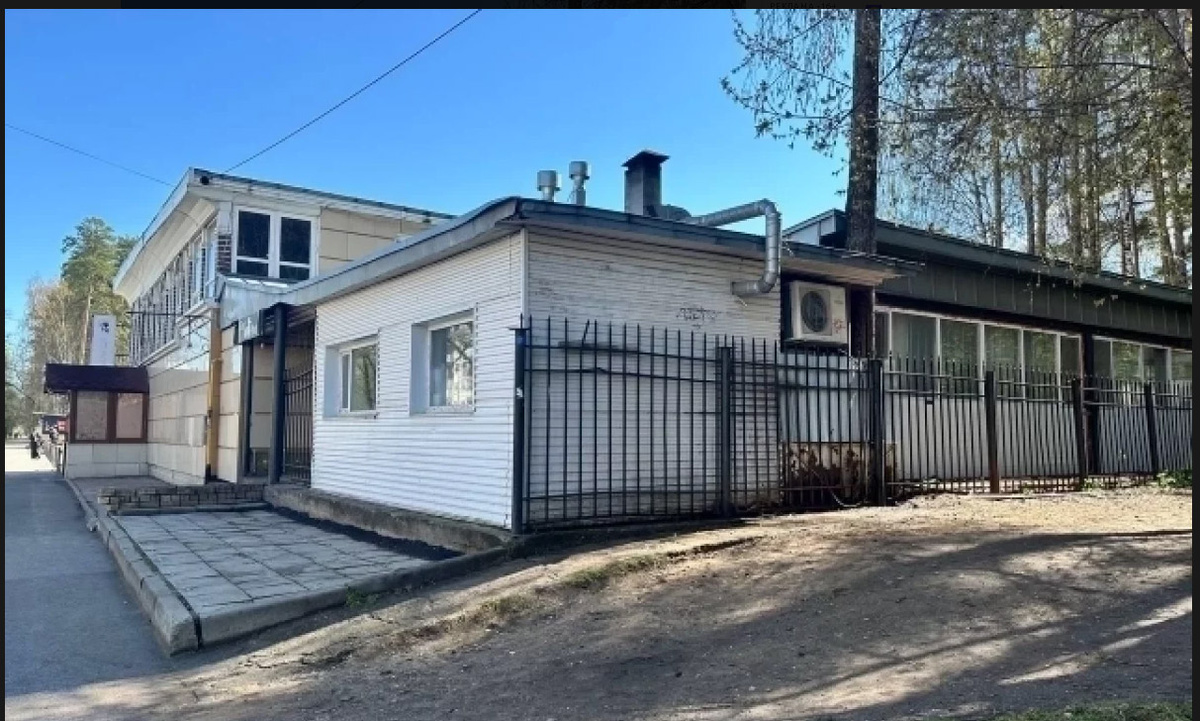 бар "Пиво и Мясо" и забор на который напоролась пьяная девица