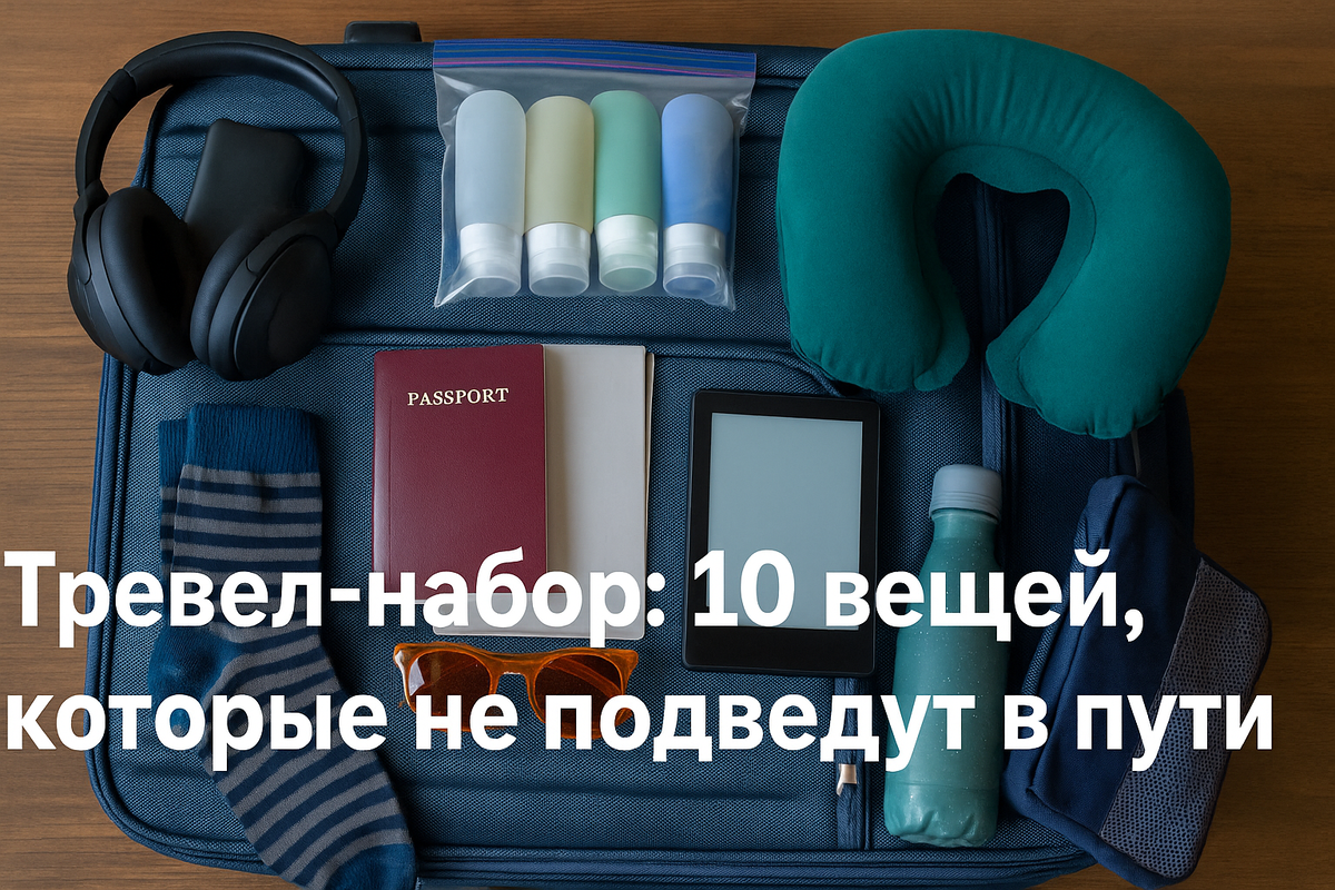 🎒 Тревел-набор: 10 вещей, которые не подведут в пути