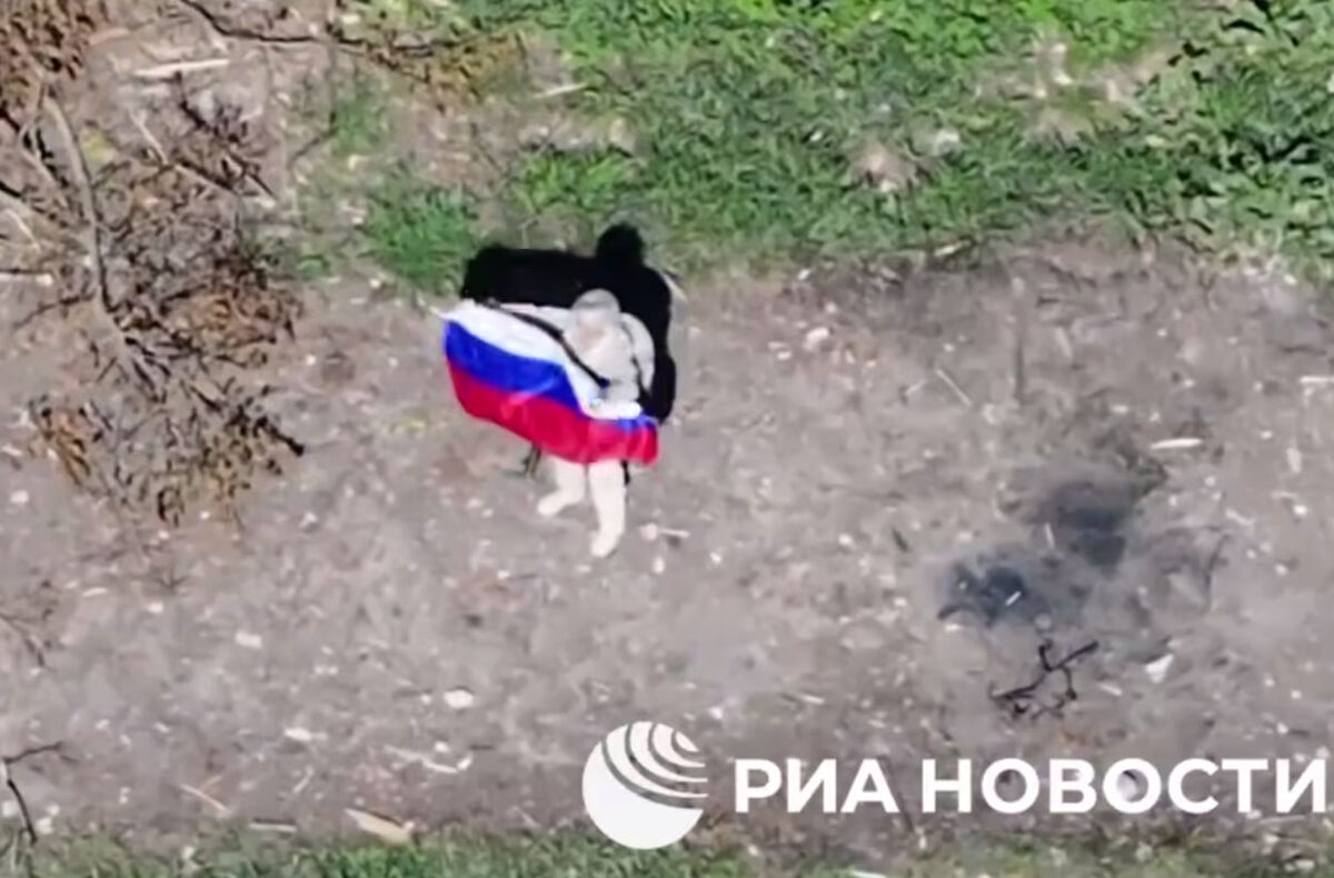    скриншот видео с телеграм-канала РИА Новости