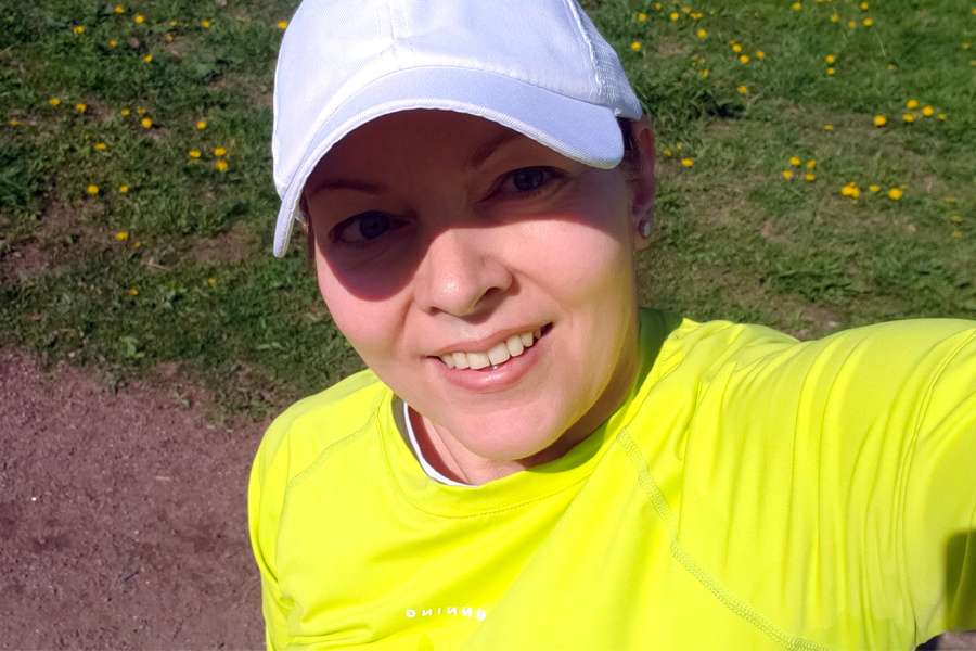 Опять на пробежке. Ваша автор