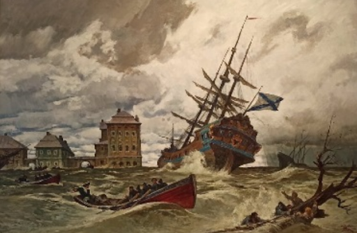 Наводнение — это очень страшно / Фотография с официального сайта Государственного музея истории Санкт-Петербурга