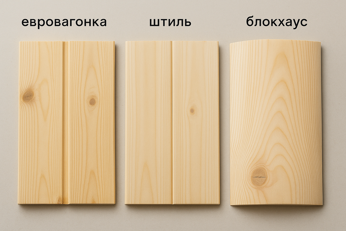 Самые популярные виды вагонки