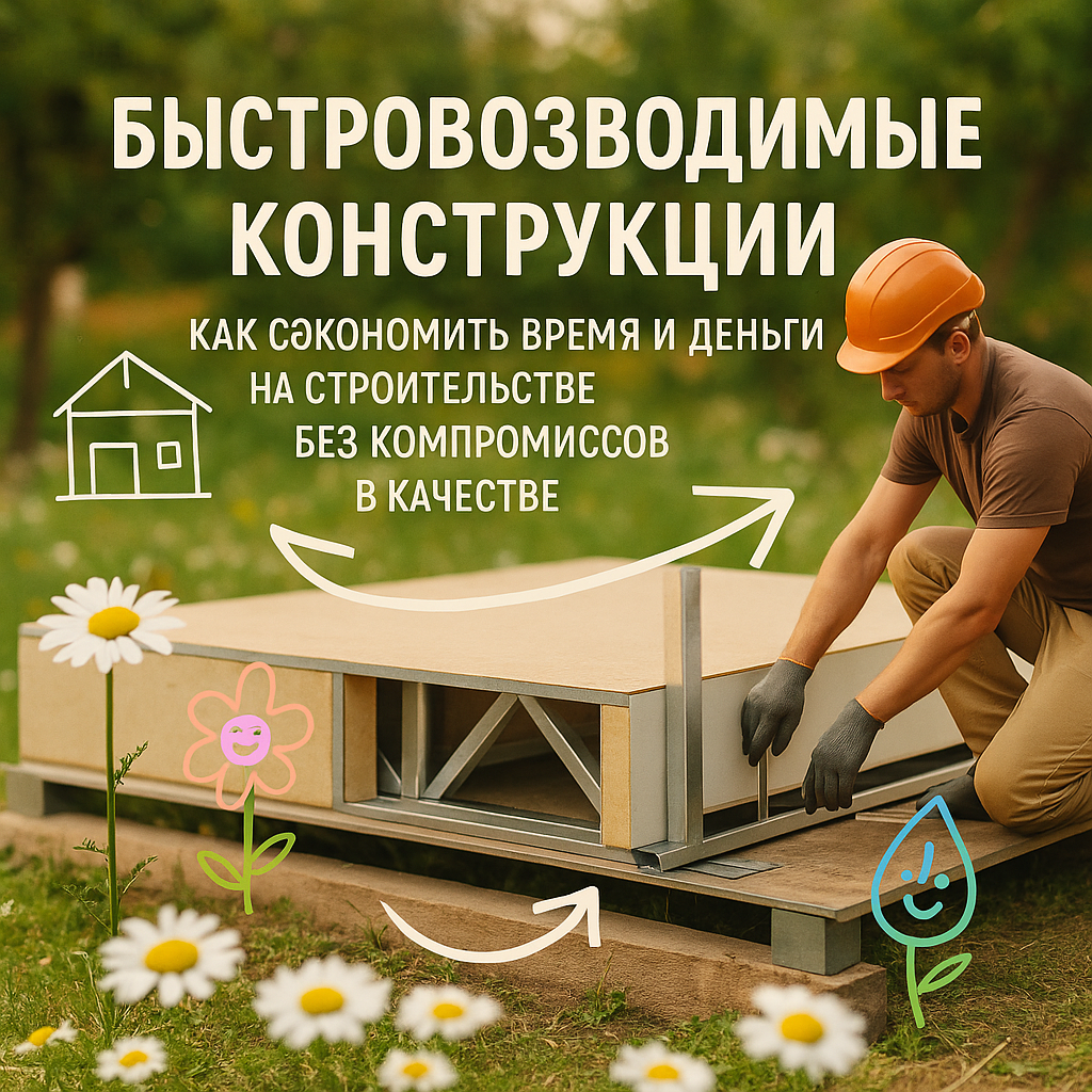    Быстровозводимые конструкции: как сэкономить время и деньги на строительстве без компромиссов в качестве