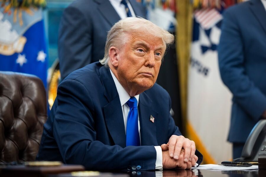    Президент США Дональд Трамп / Источник: © JIM LO SCALZO/POOL/EPA/ТАСС