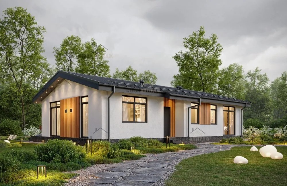 Проект каменного дома "Венера"