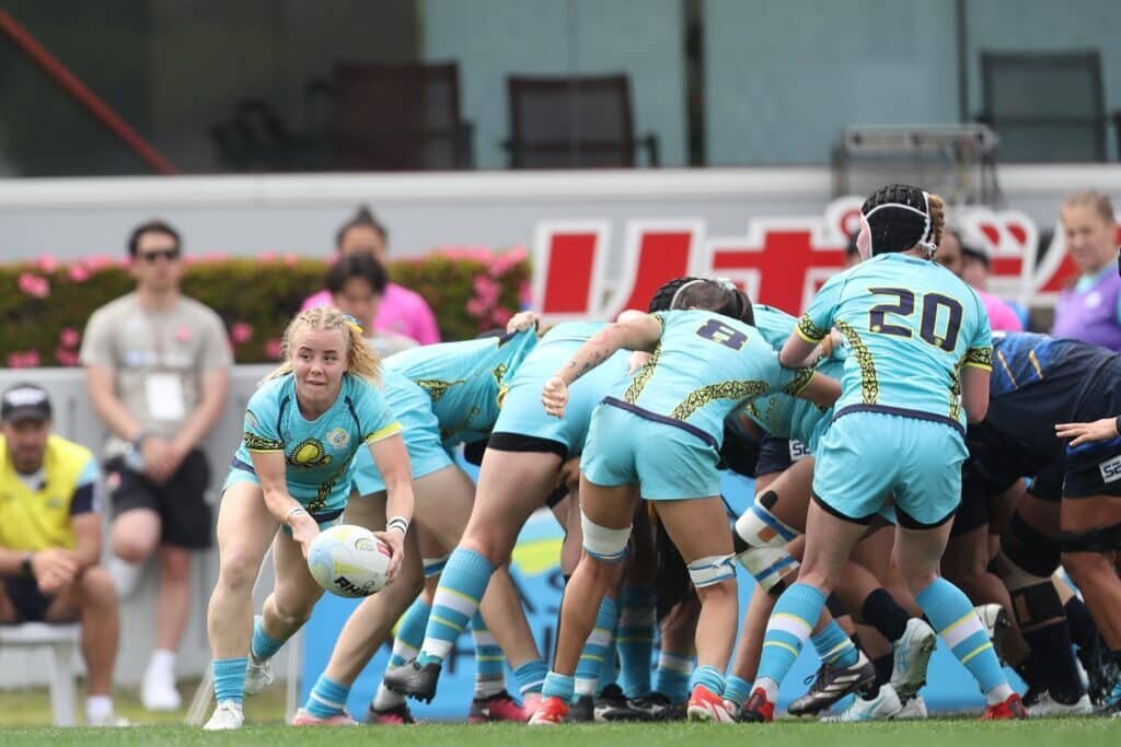    Казахстанки выигрывают схватку в стартовом матче чемпионата Азии с Японией / Фото: asiarugby.com