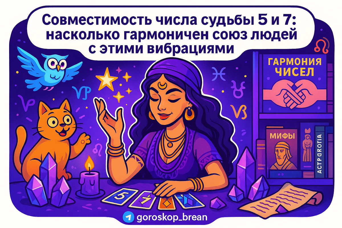    Числа судьбы 5 и 7 как расклад на Таро для любви и смысла жизни Мария