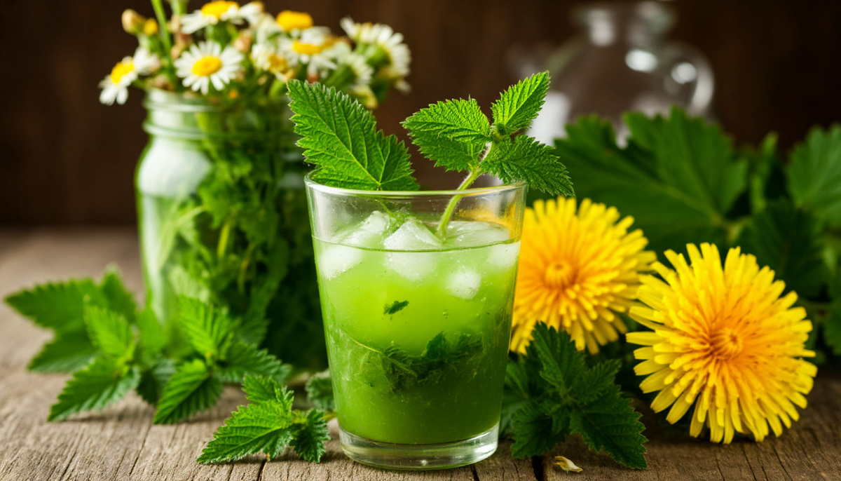 Зеленый коктейль