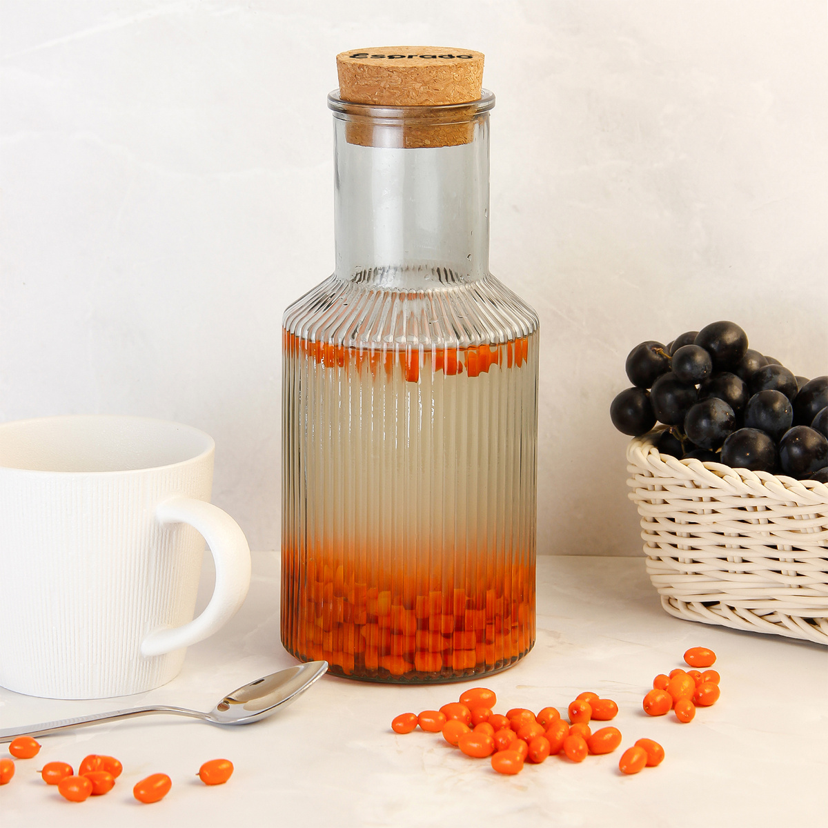 Кружка Barcode, бутылка Corteza, корзинка Costura