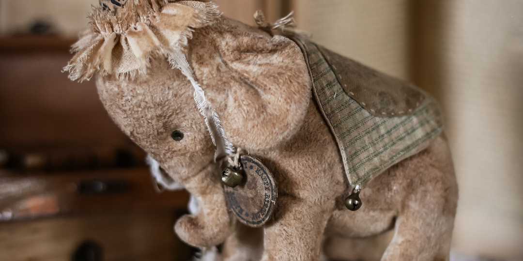 Винтажный слонёнок своими руками