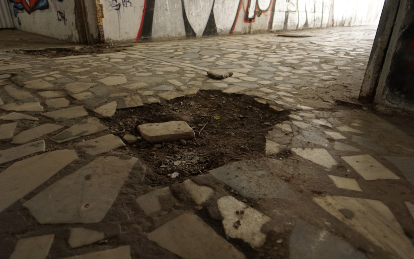  Проект капитального ремонта подземного перехода на улице Советская в Ижевске пока не нашел своего подрядчика. Фото: Мария Бакланова