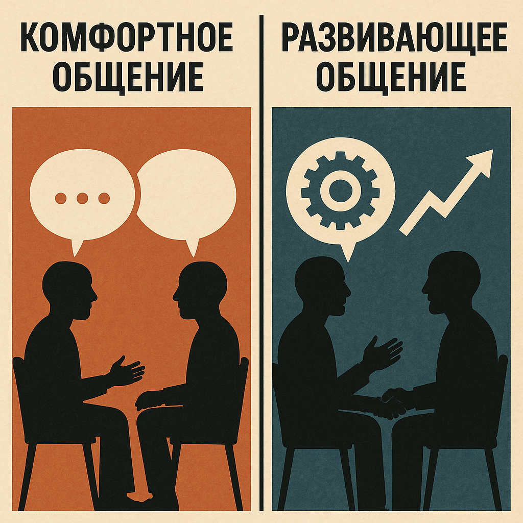 «Комфортное общение» vs. «Развивающее общение»