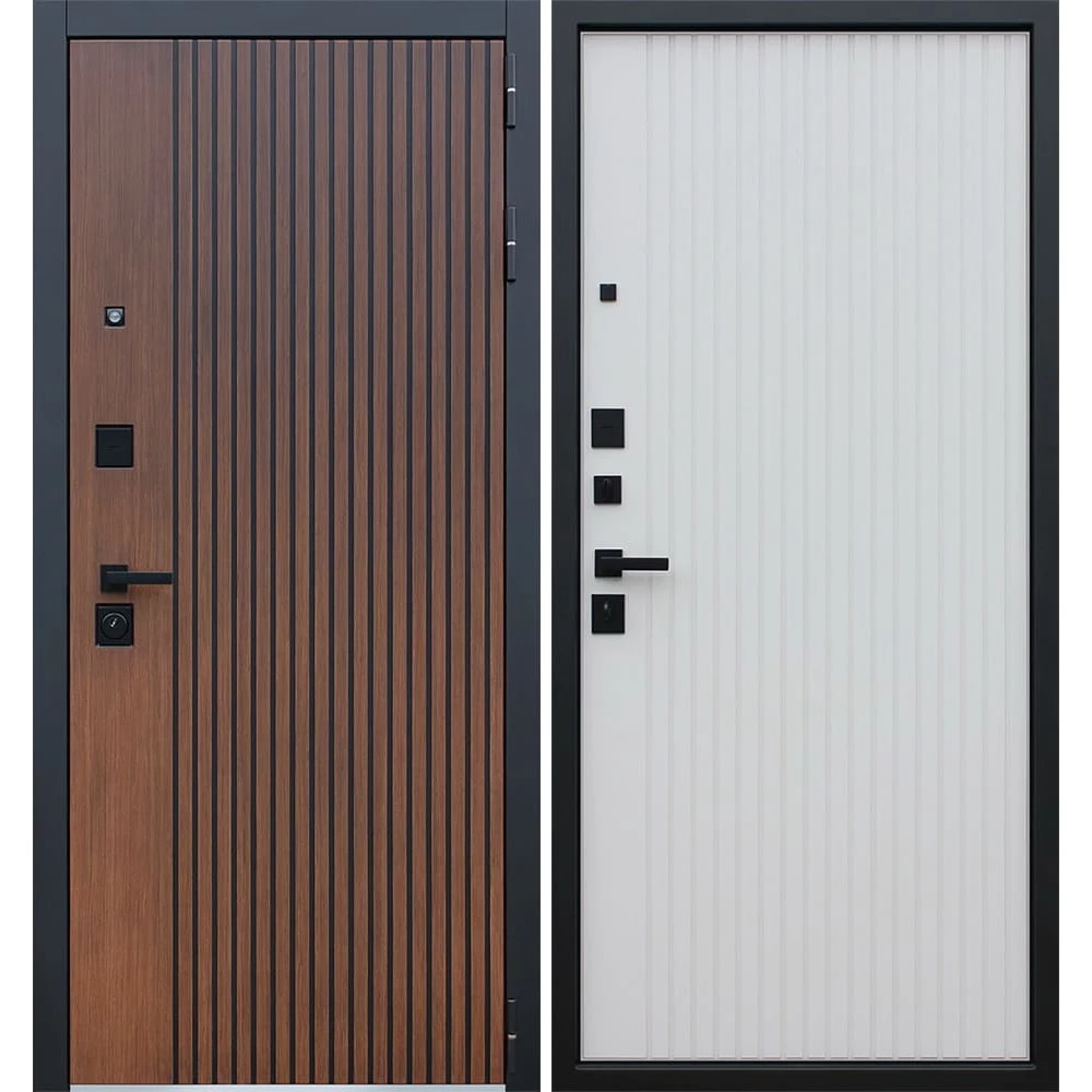 Входная дверь Velvet внутри белая панель