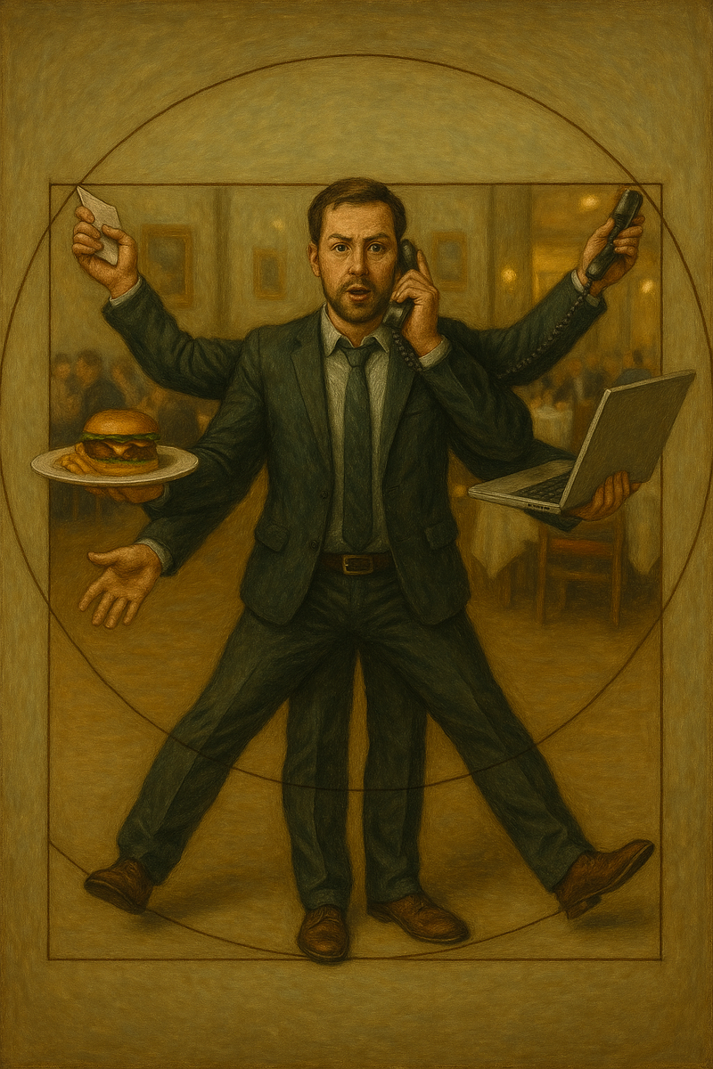 6 рук, 0 выходных, 1 админ 