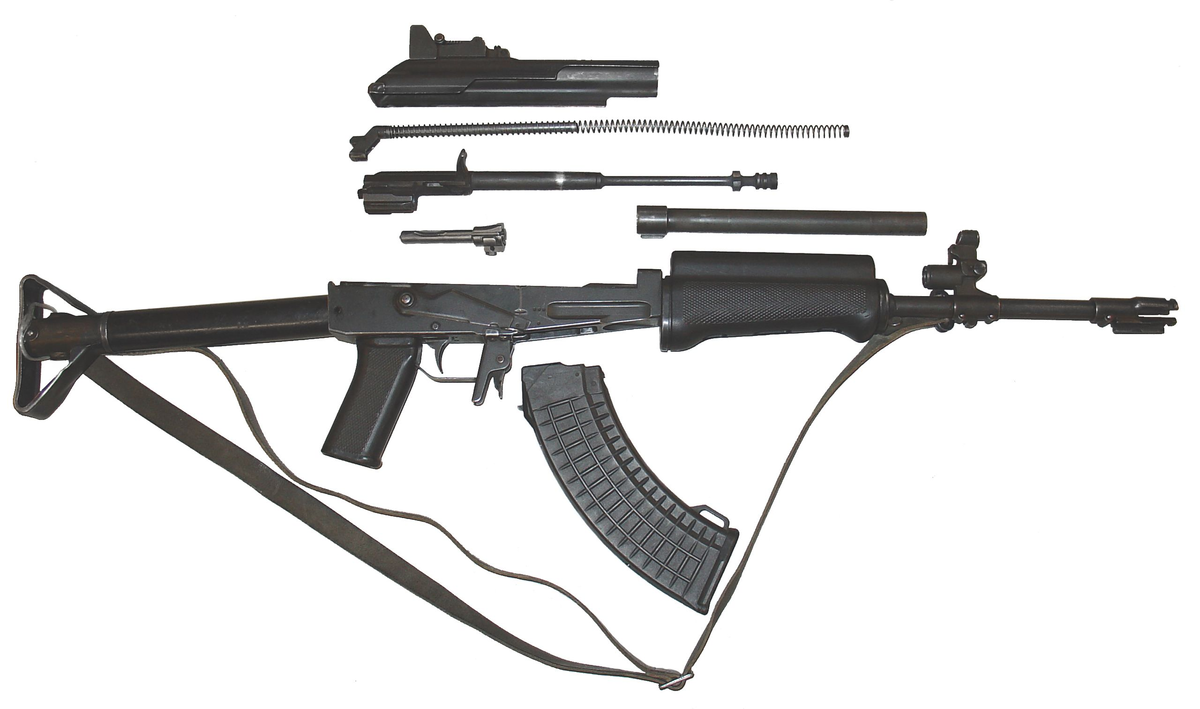 Valmet Rk. 62 после частичной разборки