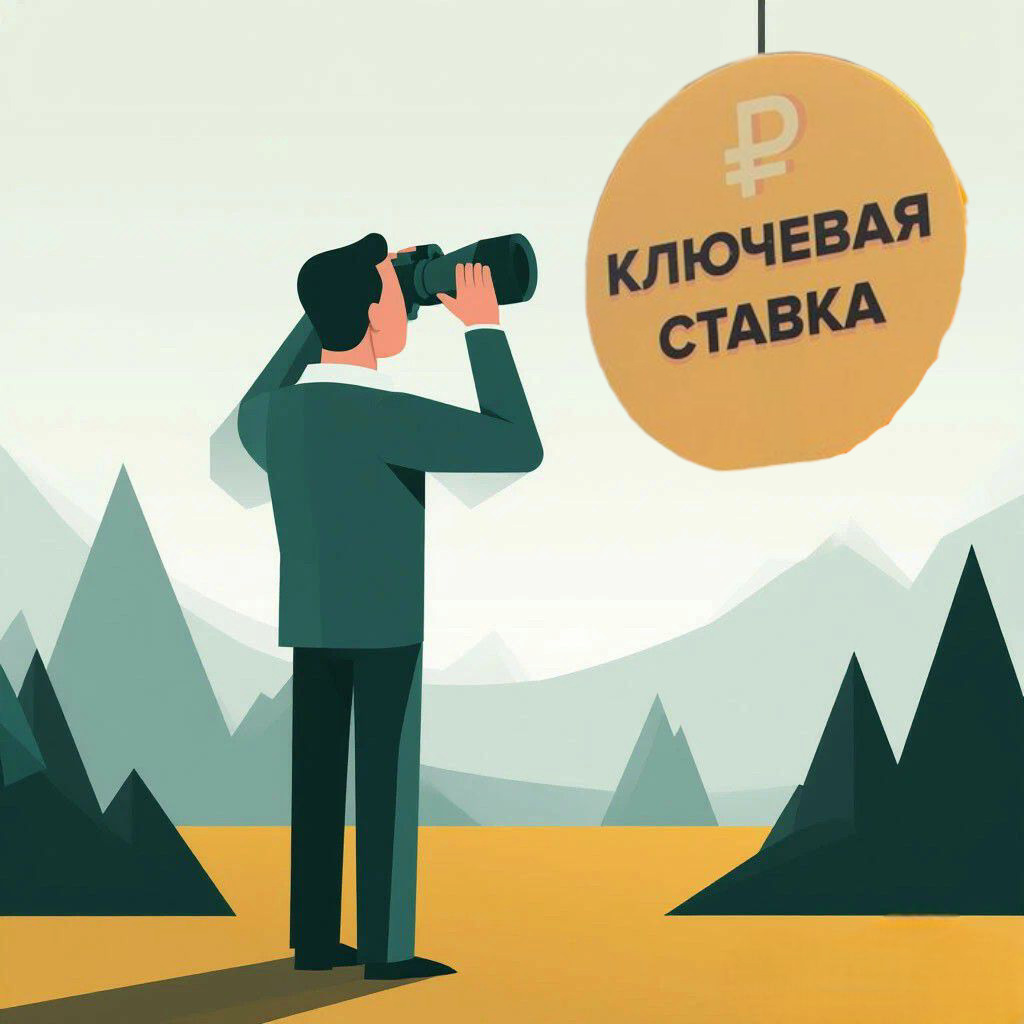 Инвестор следит за ключевой ставкой