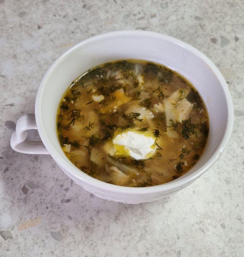 Щи со сметаной. Приготовлено с любовью)