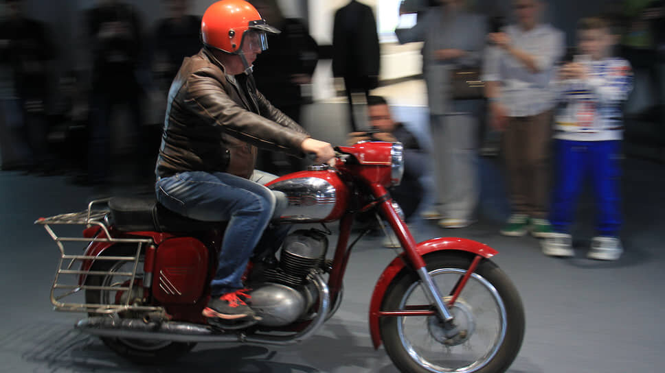 Новая выставочная зона, посвященная мотоциклам «Ява», в Музейном комплексе в Верхней Пышме .📷Фото: Демид Лобанов