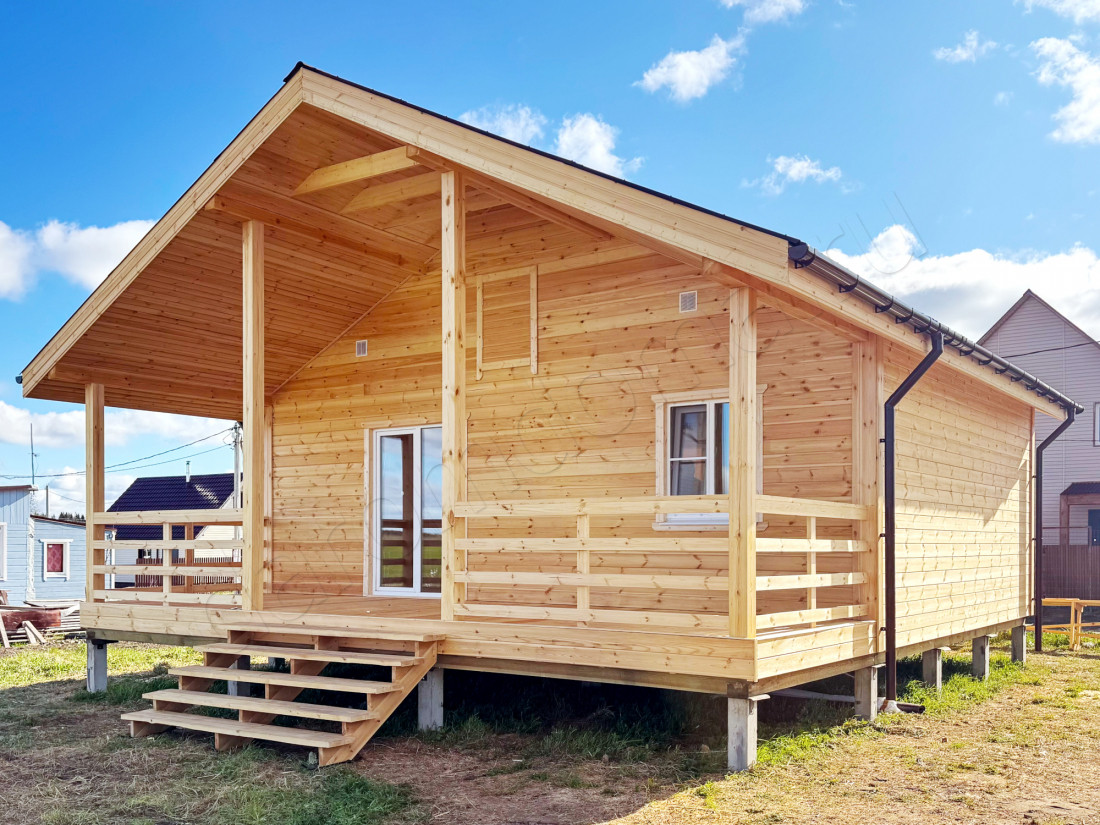 Каркасный дом в деревне Кезелево