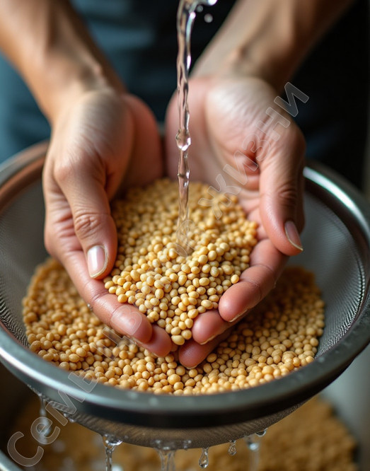 хорошенько промойте крупу в проточной воде