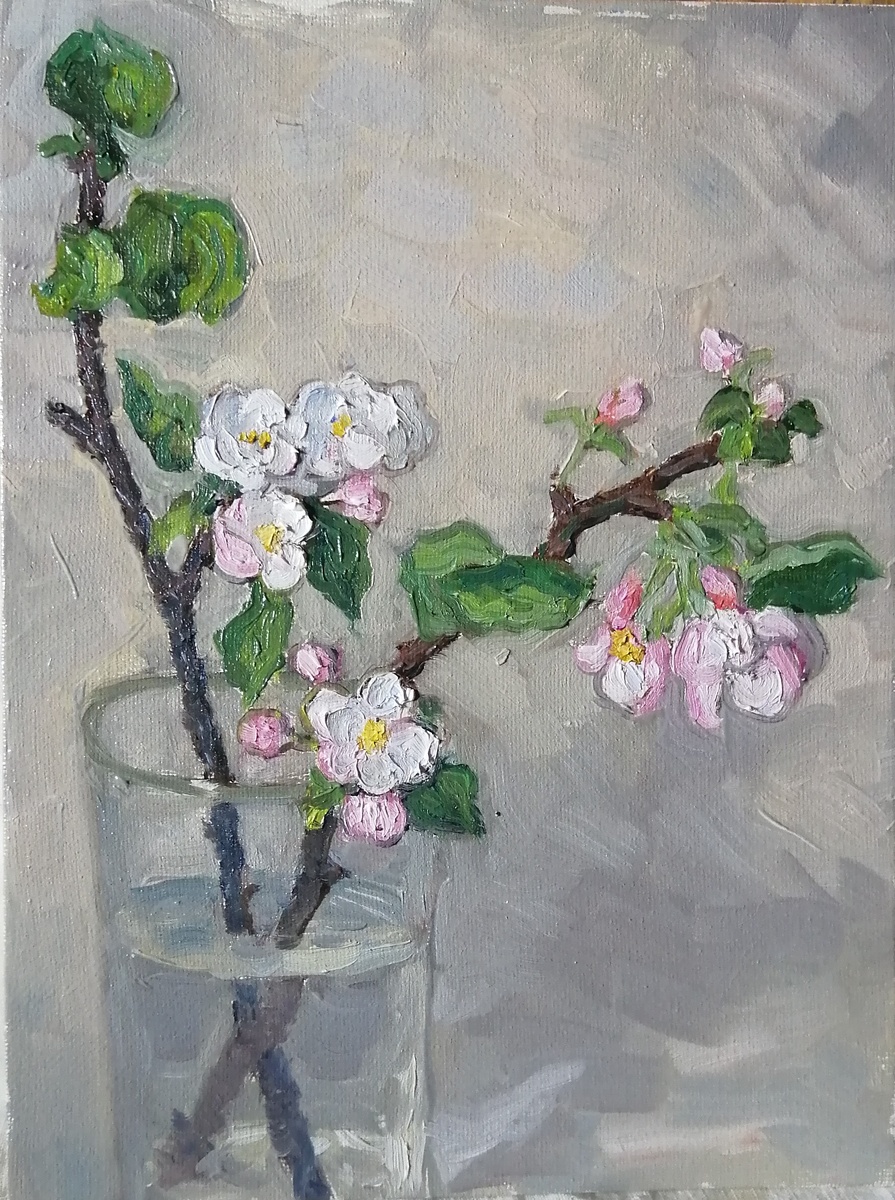 А.Комаров, холст, масло, 18х24, 2025.