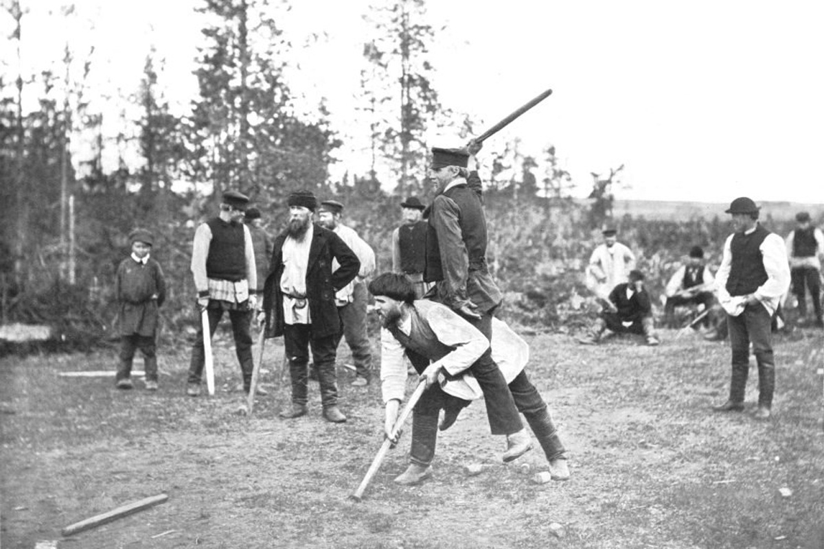 Игра в городки 