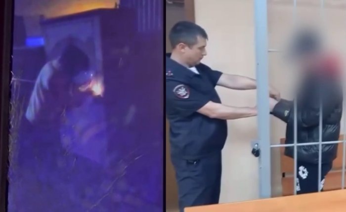 Кадры из видео транспортной полиции Сибири.