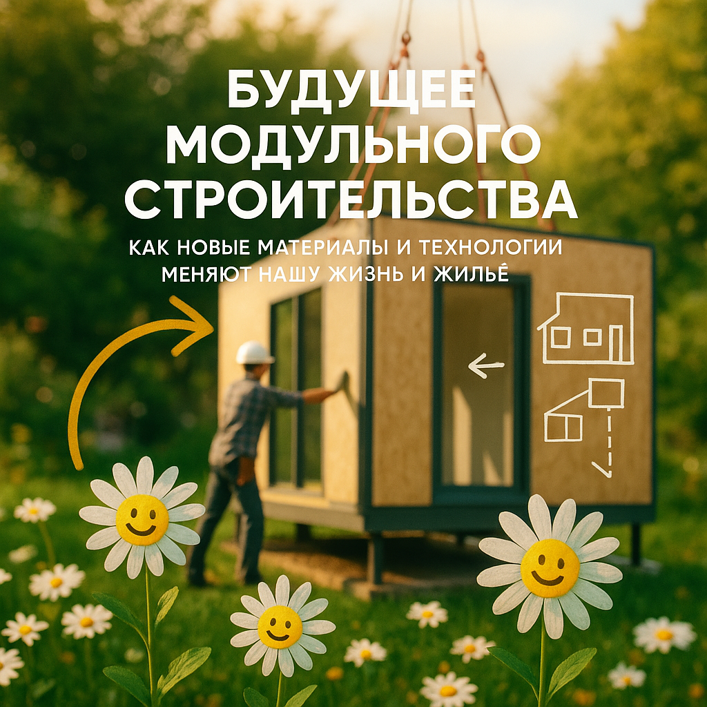    Будущее модульного строительства: как новые материалы и технологии меняют нашу жизнь и жилье