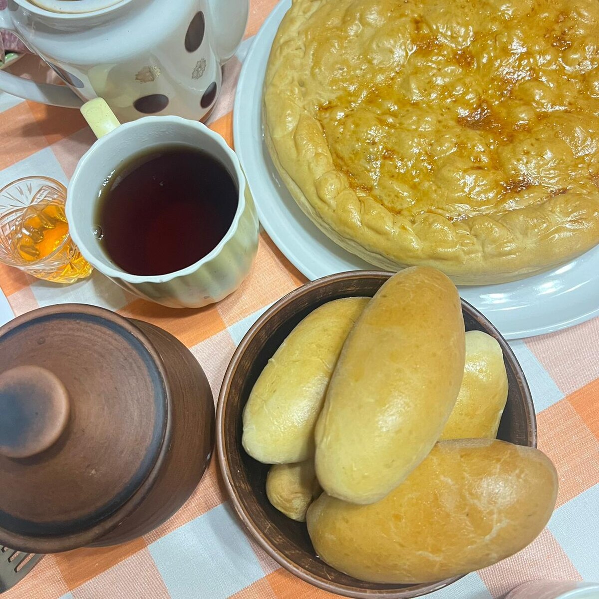 Первые "печные" пирожки и пирог)