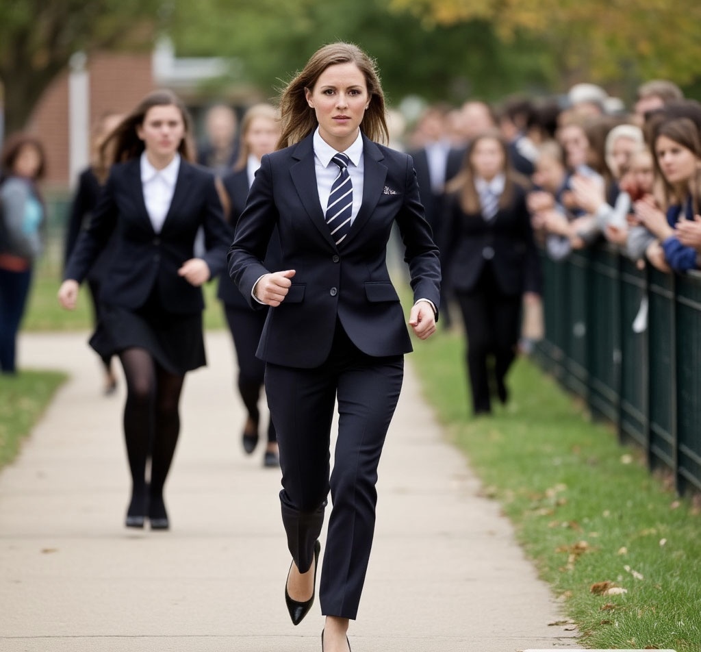 Забег на последнем звонке)