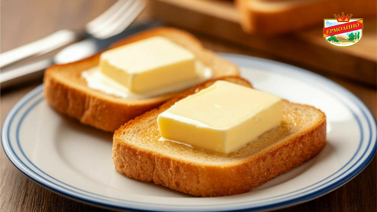 Тосты со сливочным маслом ТМ «ЕРМОЛИНО» 82,5%