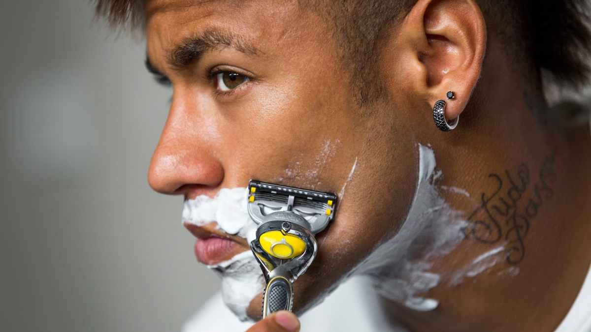 Рекламная кампания Gillette с Неймаром (Фото Gillette)