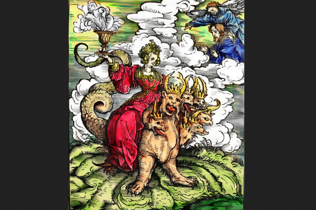 Ганс Буркмайр. "Вавилонская блудница", 1523 год