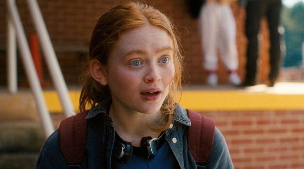     Сэди Синк, кадр из сериала «Очень странные дела» (2016-2025)