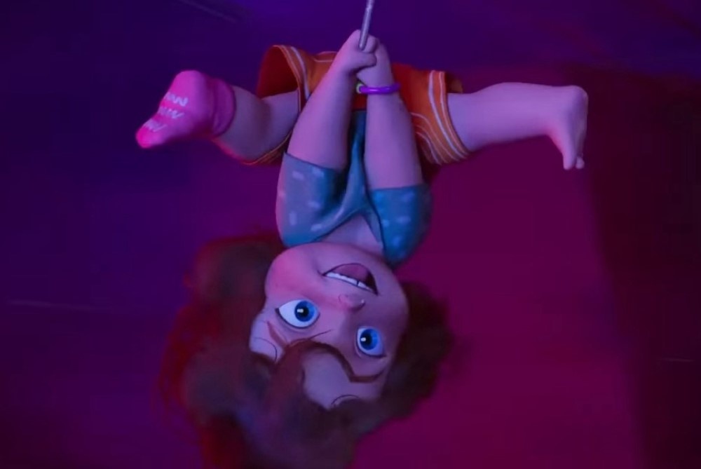     Кадр из мультфильма «Человек-паук: Паутина вселенных» (2023)