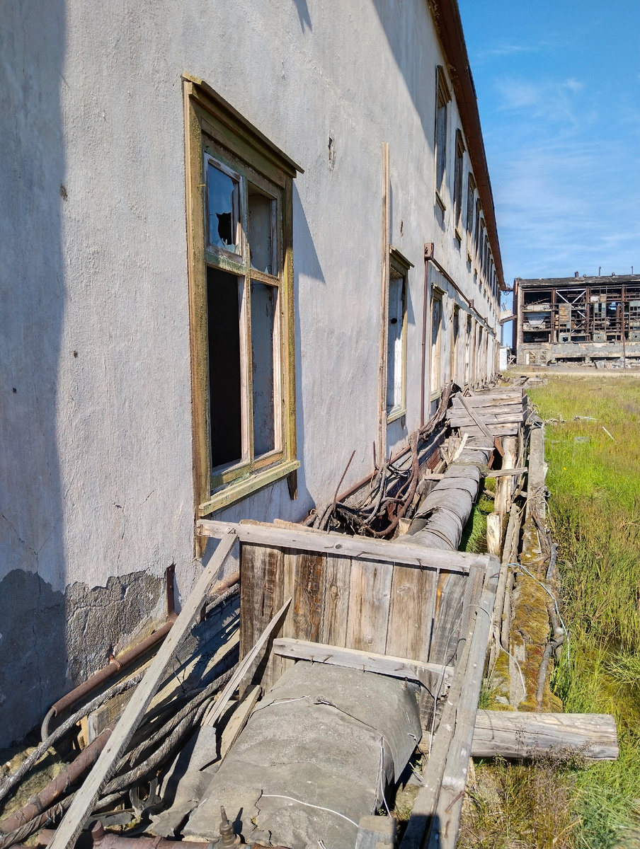 Провалы окон осиротевшего дома. Фото Татьяны Горбуновой, 2024