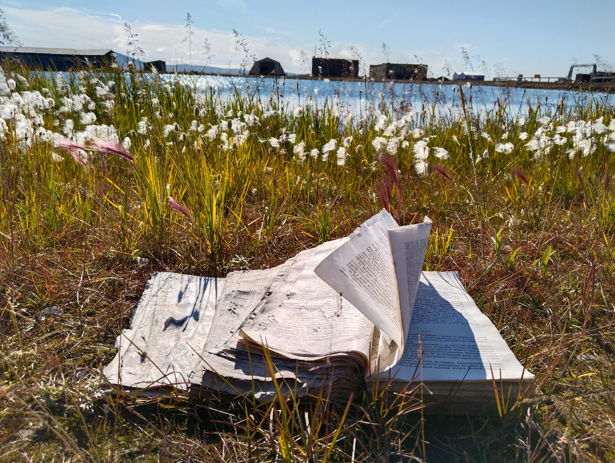 Истлевающие страницы великого прошлого. Фото Татьяны Горбуновой, 2024