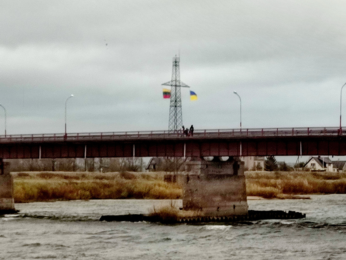 Разводной мост через реку Неман