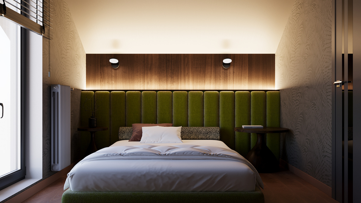 Обои JA7 012 «Японская пальма» из коллекции «Сканди Дзен» от бренда Milassa