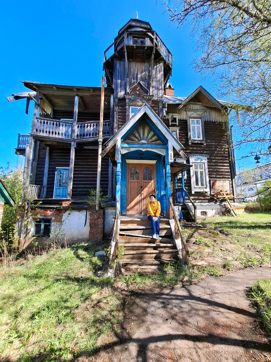 Дом Нагорского. Ивановская область, Кинешма, ул. Нагорная, 2. Фото автора.