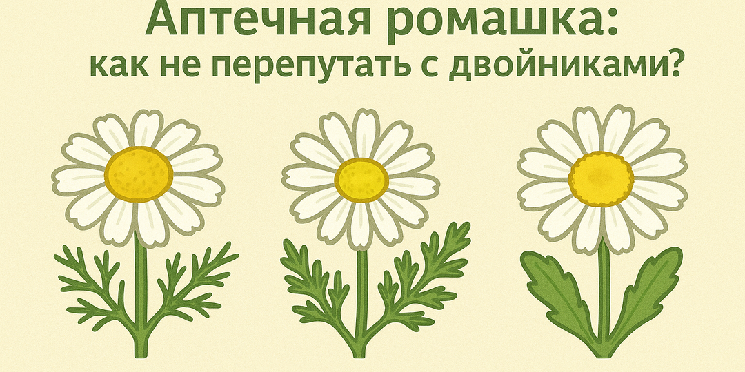 Аптечная ромашка: как не перепутать с двойниками?