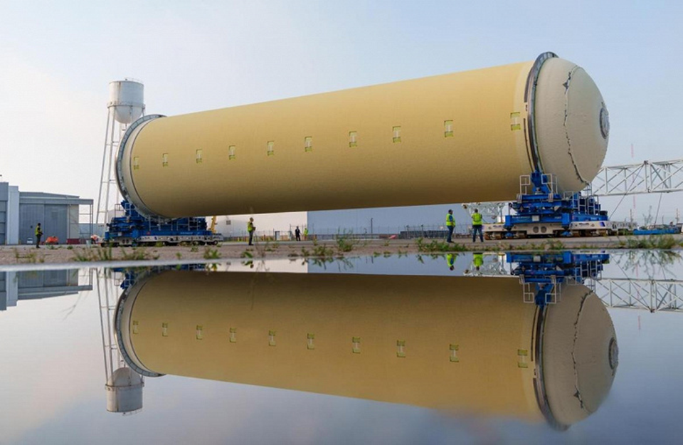 Топливный бак РН SLS. Фото: NASA