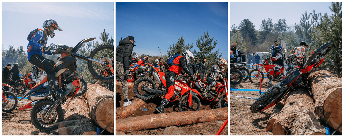 С 11 по 13 апреля под Волковыском прошли соревнования по эндуро. Первые состязания такого рода прошли в прошлом году и получили такую высокую оценку, что организаторы долго не думали, проводить второй раз или нет. В этом году помериться мастерством управления мотоциклом и испытать технику на прочность собрались белорусские и российские гонщики, а также гости из Польши. Соревнование охватило различные уровни подготовки: 3 базовых уровня Open hobby, Profi, Lady, Electro и Master, что позволило каждому участнику почувствовать азарт и вызов в соответствии с его навыками.

Команду «Автовеломото» представляли два участника: Даниил и Виктория. Особое внимание привлекла Виктория, занявшая 8 место в классе Леди. Это был первый подобный опыт у девушки, но она с ним справилась: 8-е место — превосходный результат для новичка! Залогом успеха стала ее уверенность в победе: «Всё будет отлично! Всё будет замечательно! Мотоциклы не подведут, я в этом уверена».

Даниил соревновался в классе Б 2. Для него это уже третье испытание. Он считает, что «главное в любых соревнованиях — проверить свой скил, не убиться и не получить травму».

