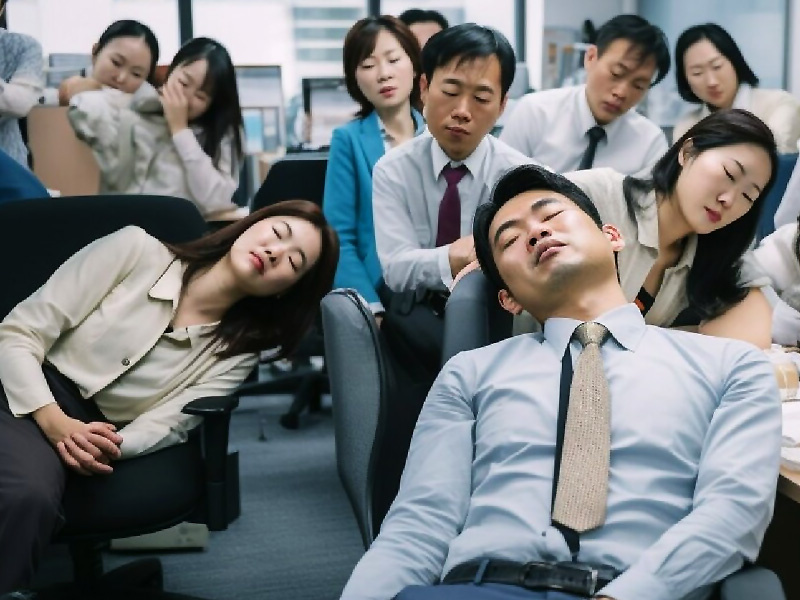 Сон на работе - часть корпоративной культуры