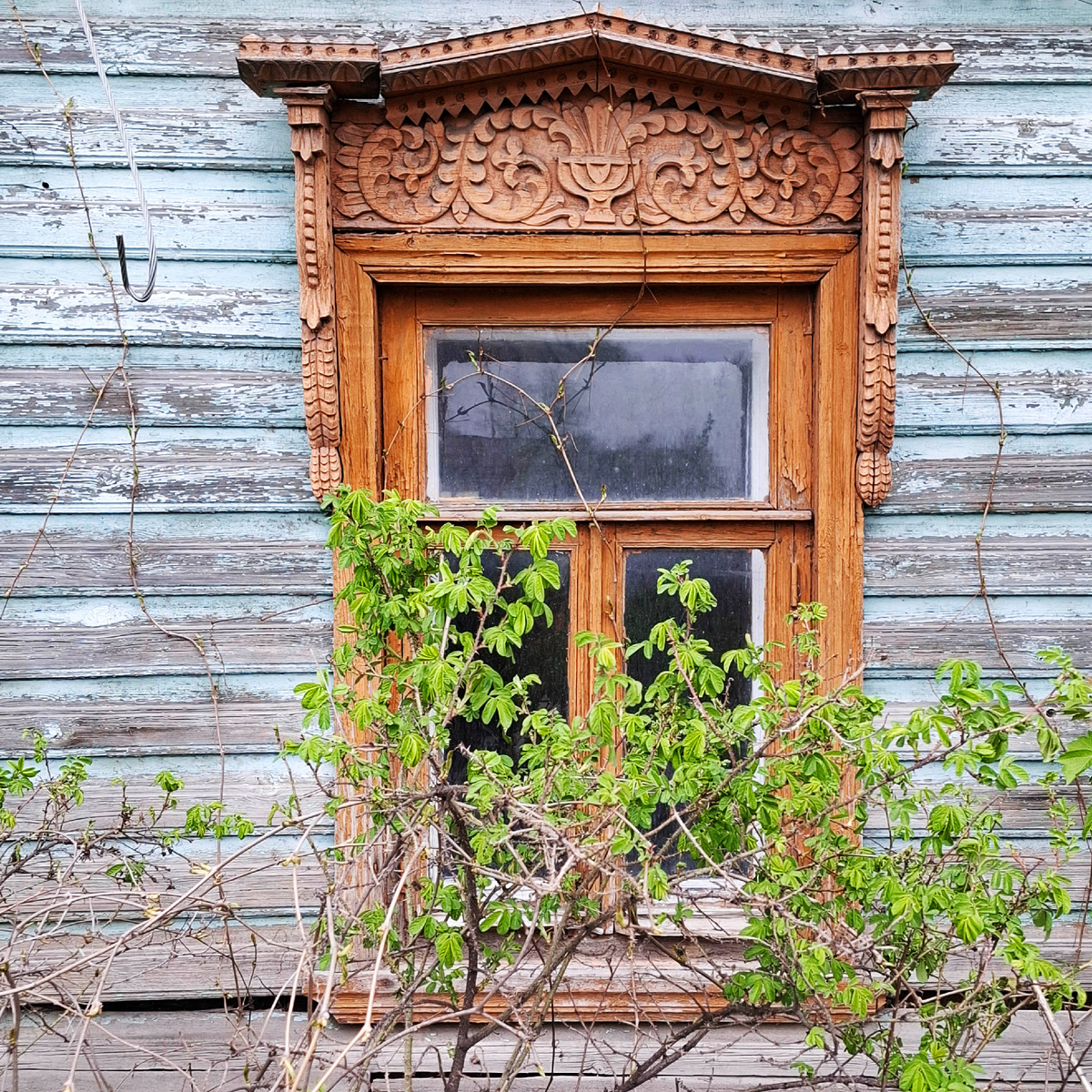 Пряничное окошко из Городца. Фото автора.